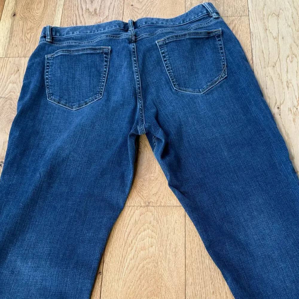 Banana Republic Travel Jean Athletic Tapered Fit Jeans Men’s 36x30 Dark Wash